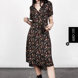 NWOT Disturbia Luthien Button Up Shirt Dress